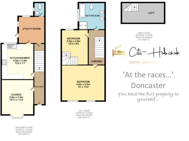 'At The Races...' Villa Doncaster Exteriör bild